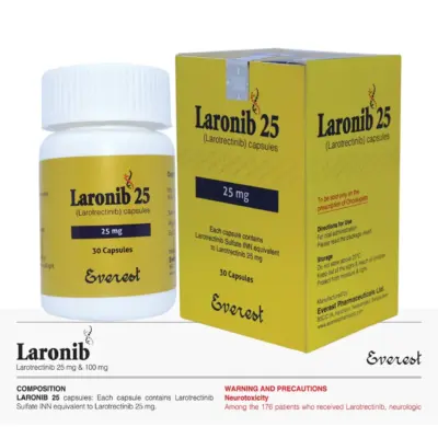 Laronib 25 Mg Capsules (Larotrectinib)