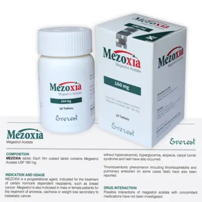 Mezoxia 160 Mg Tablets (Megestrol Acetate)