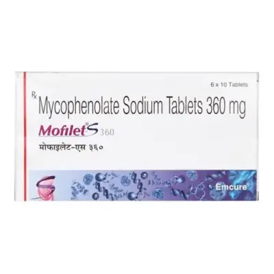 Mofilet-s 360 Mg Tablets (Mycophenolate Mofetil)
