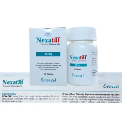 Nexataf 25 Mg Tablet (Tenofovir Alafenamide)