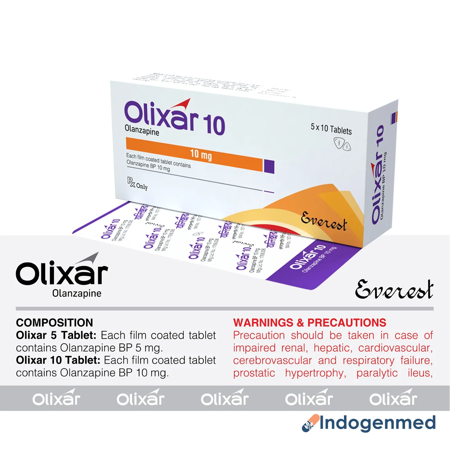 Olixar 10 Mg Tablet 2 Olixar 10 Mg Tablet (Olanzapine)