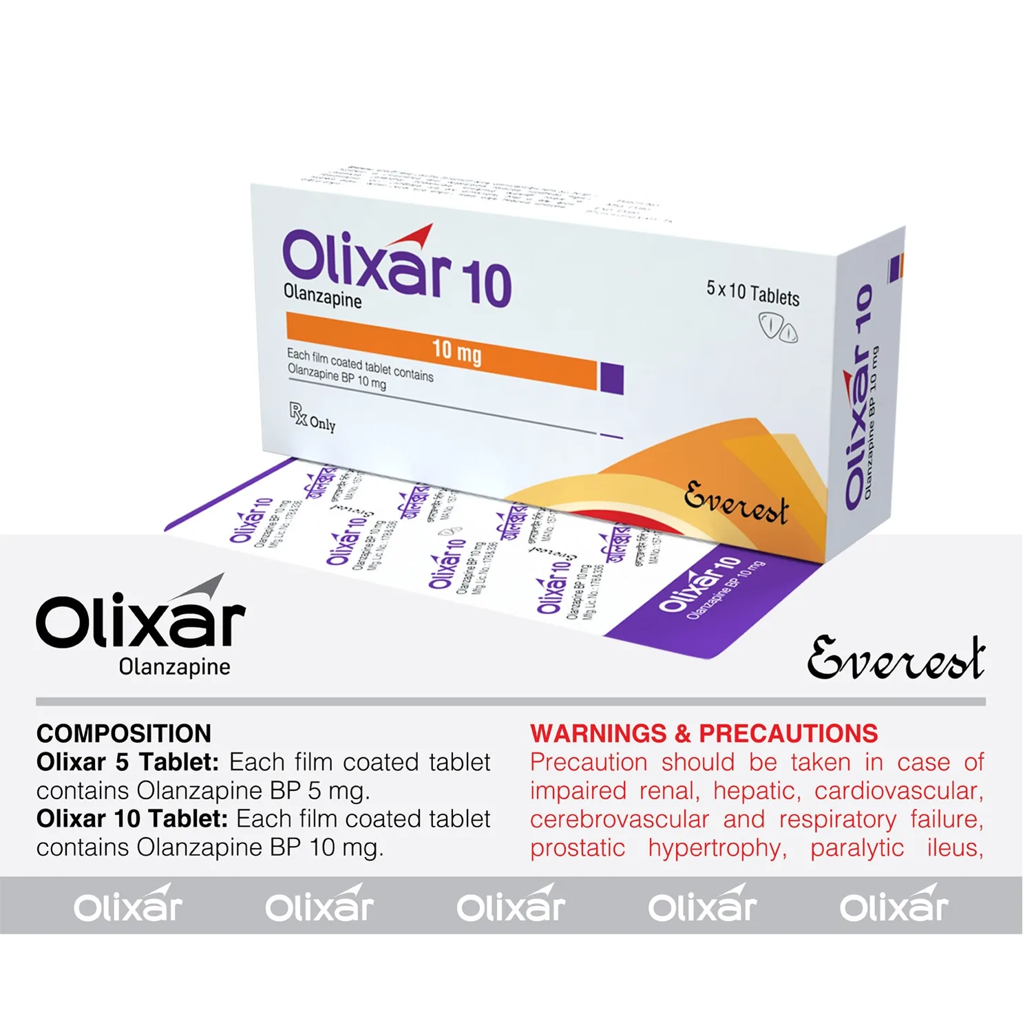 Olixar 10 Mg Tablet 1 Olixar 10 Mg Tablet (Olanzapine)