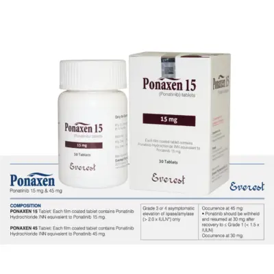Ponaxen 15 Mg Tablets (Ponatinib)