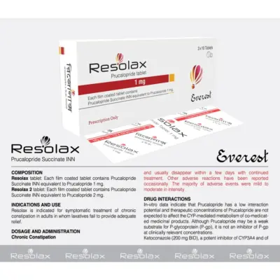 Resolax 1 Mg Tablet (Prucalopride)