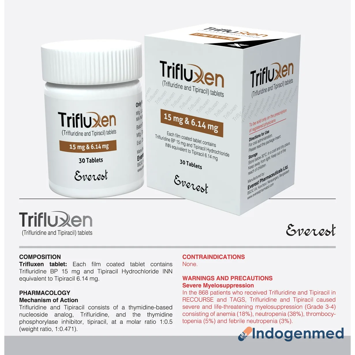 Trifluxen Tablets 2 Trifluxen Tablets (Trifluridine)