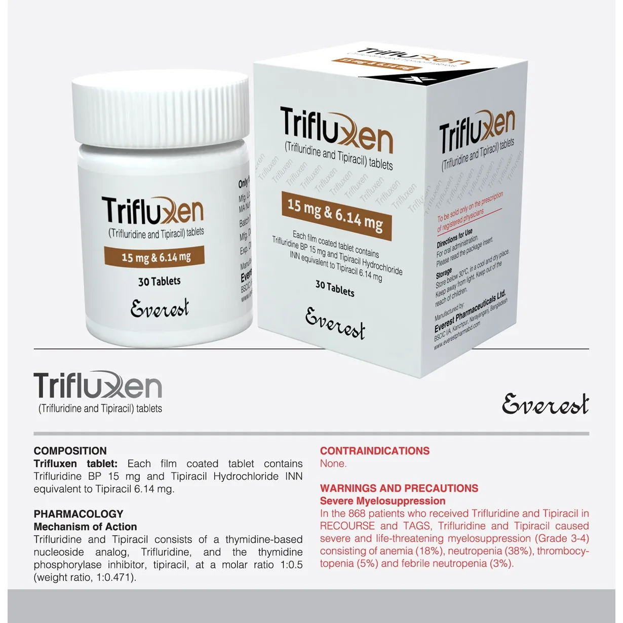Trifluxen Tablets 1 Trifluxen Tablets (Trifluridine)