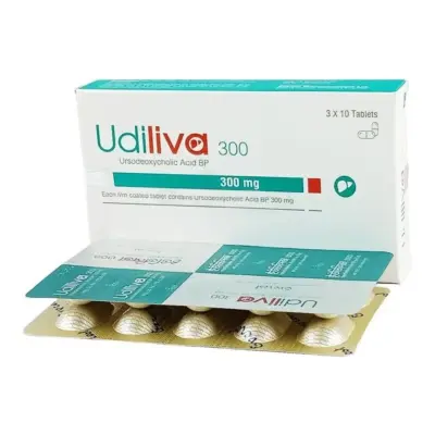 Udiliva 300 Mg Tablet (Ursodeoxycholic Acid)