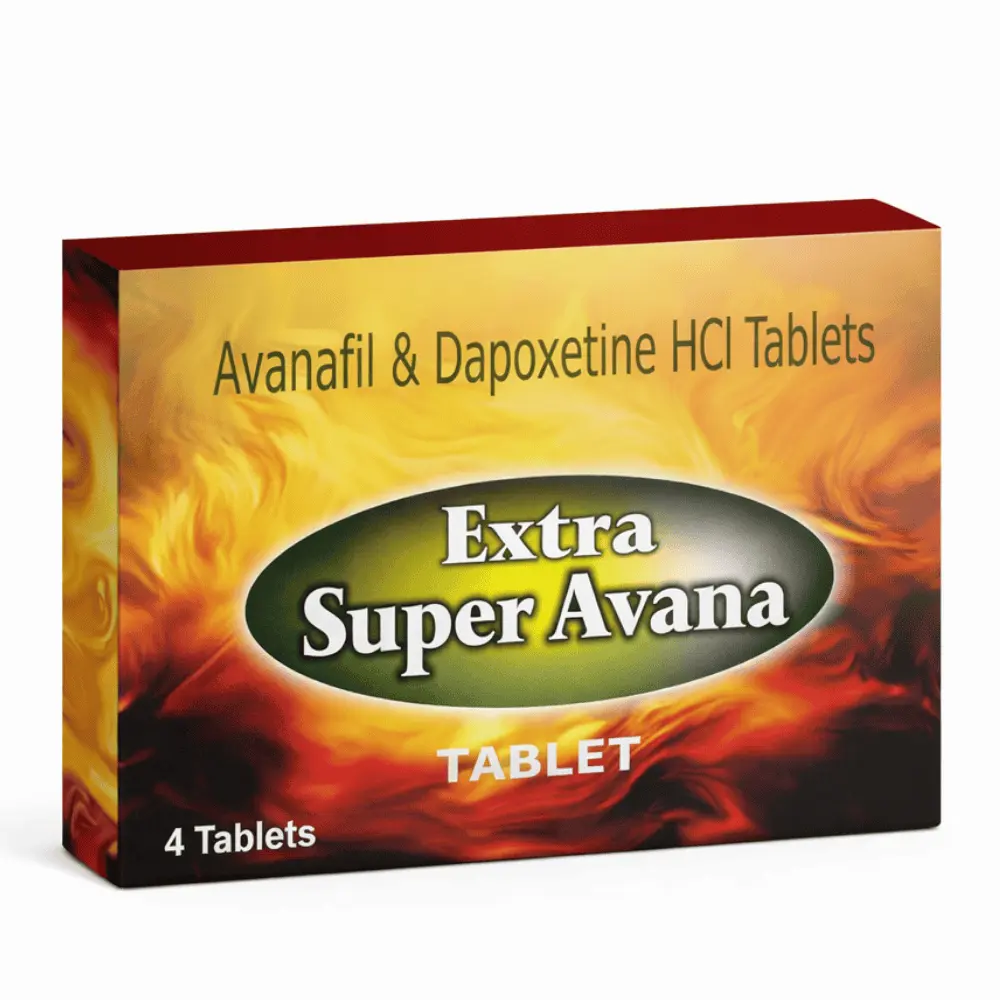 Extra Super Avana Tablets 1 Extra Super Avana Tablets (Avanafil, Dapoxetine)