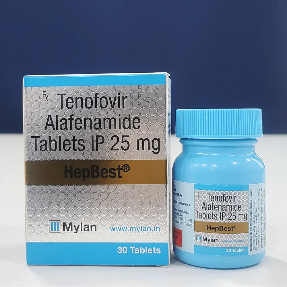 Hepbest 25 Mg Tablets 2 Hepbest 25 Mg Tablets (Tenofovir Alafenamide)