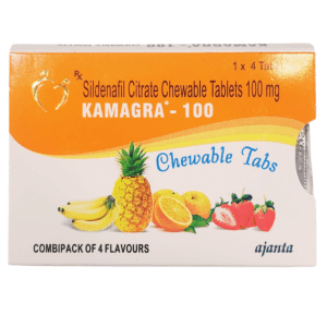 Kamagra 100 Mg Chewable Tablets — Sildenafil | Ajanta Pharma