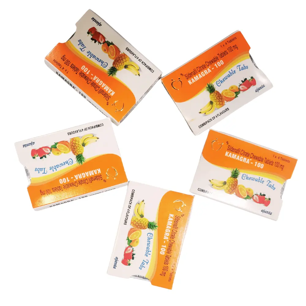 Kamagra 100 Mg Chewable Tablets 2 kamagra chewable tablets