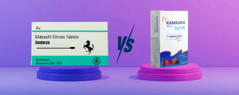 Cenforce vs Kamagra oral jelly