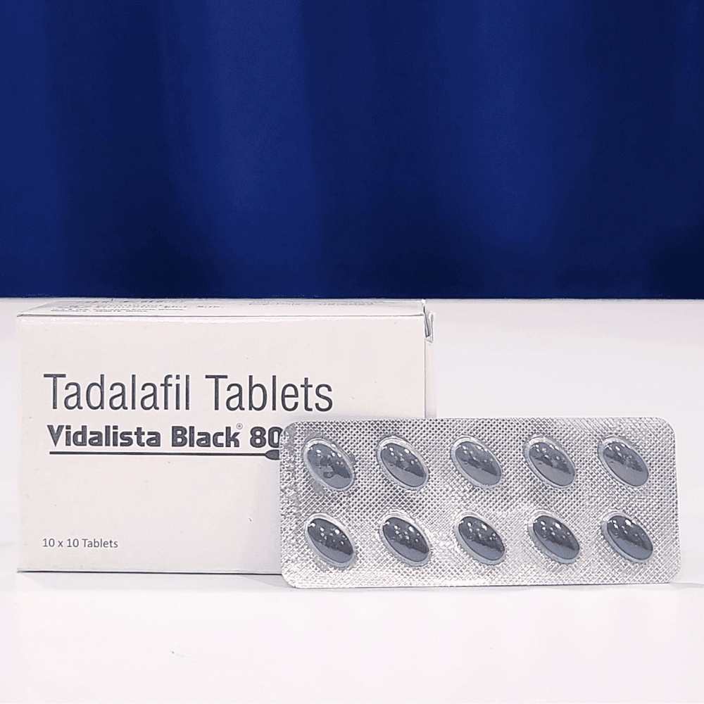 Таблетки Видалиста 80 Мг 5 Vidalista Black 80 Mg Tablets