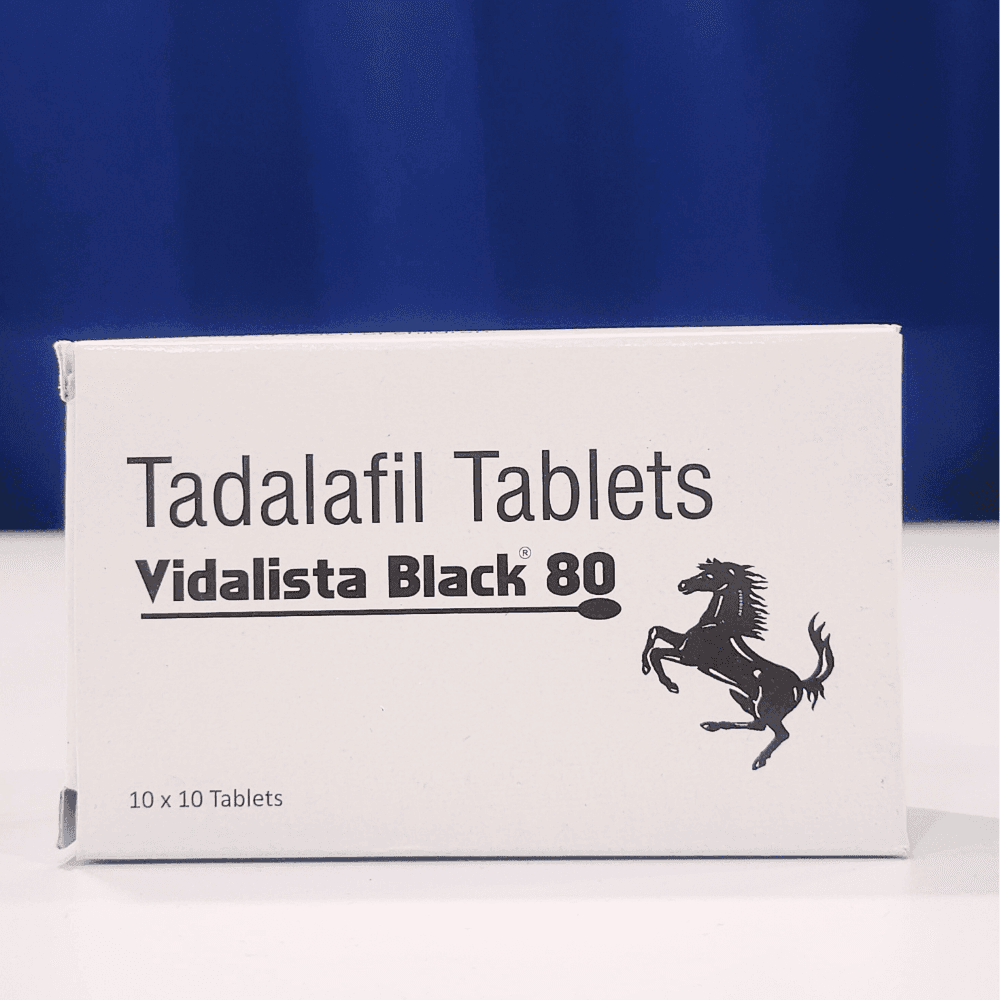 Таблетки Видалиста 80 Мг 2 Vidalista Black 80 Mg Tablets