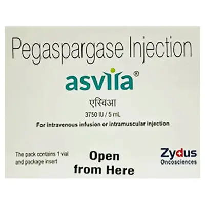 Asviia 3750 IU Injection 5 Ml (Pegaspargase)