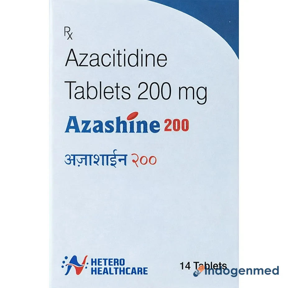 Azashine 200 Mg Tablet 2 Azashine 200 Mg Tablet (Azacitidine)
