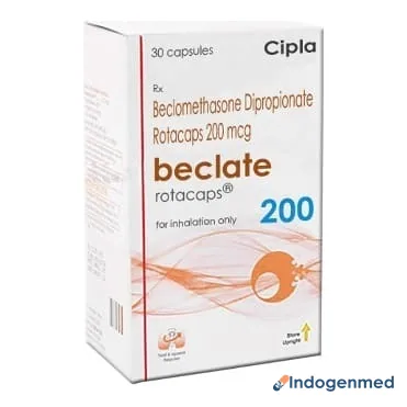 Beclate 200 Rotacaps 30 3 Beclate 200 Rotacaps 30 (Beclometasone)