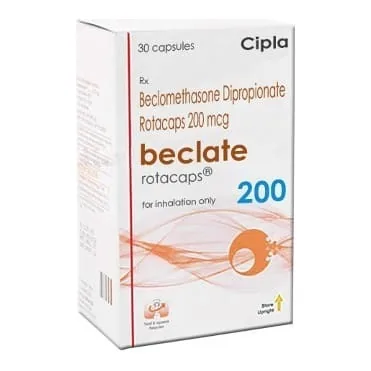 Beclate 200 Rotacaps 30 1 Beclate 200 Rotacaps 30 (Beclometasone)