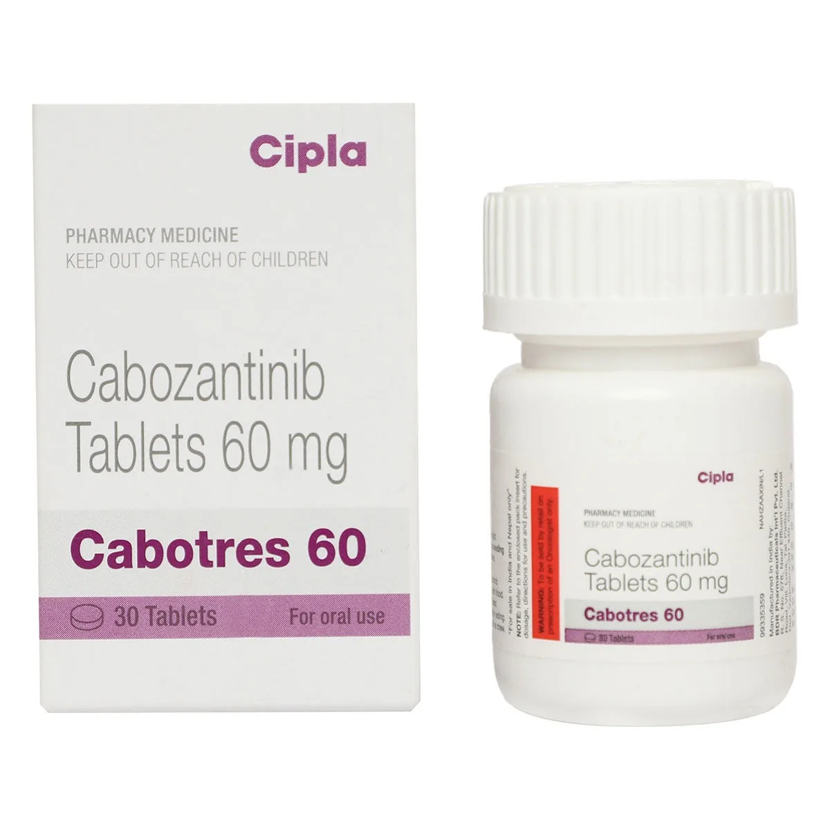 Cabotres 60 Mg Tablet 1 Cabotres 60 Mg Tablet (Cabozantinib)