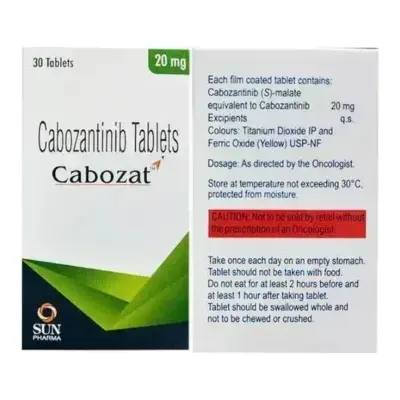 Cabozat 20 Mg Tablet (Cabozantinib)