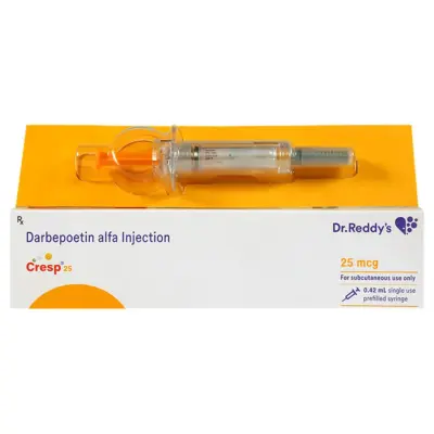 Cresp 25 Mcg Injection (Darbepoetin Alfa)