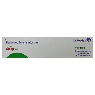 Cresp 500 Mcg Injection (Darbepoetin Alfa)
