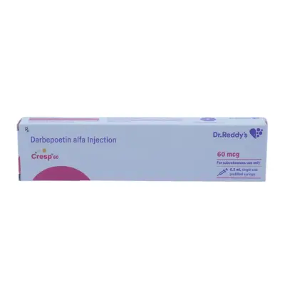 Cresp 60 Mcg Injection (Darbepoetin Alfa)