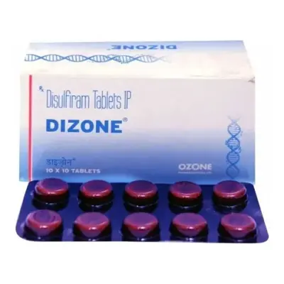 Dizone 250 Mg Tablet (Disulfiram)