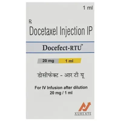 Docefect Rtu 20 Mg Injection (Docetaxel)
