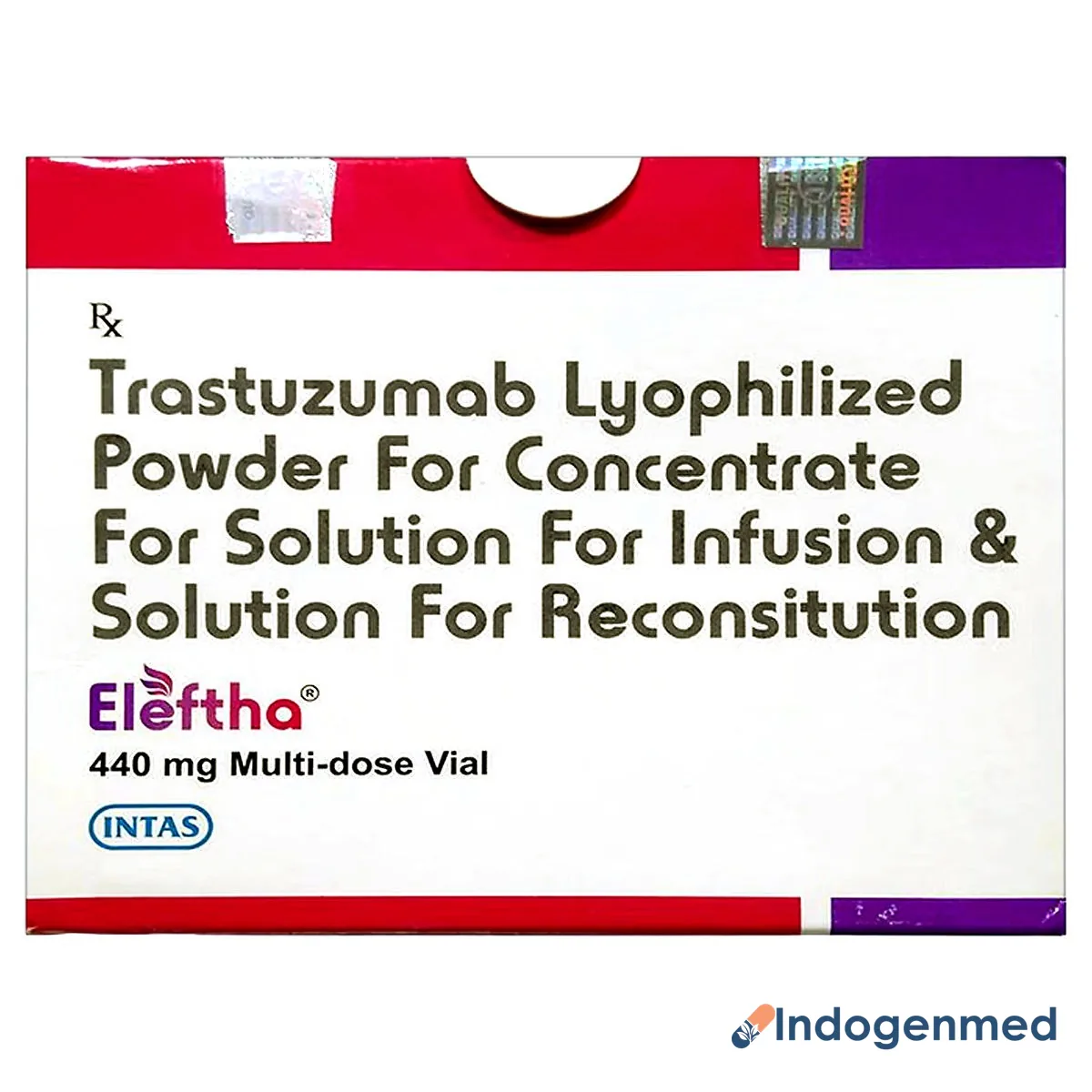 Eleftha 440 Mg Injection 2 Eleftha 440 Mg Injection (Trastuzumab)