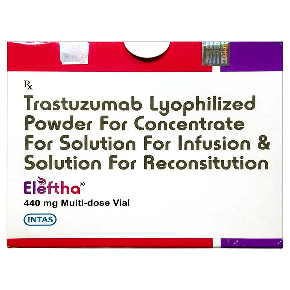 Eleftha 440 Mg Injection 1 Eleftha 440 Mg Injection (Trastuzumab)
