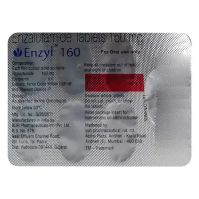 Enzyl 160 Mg Tablet (Enzalutamide)