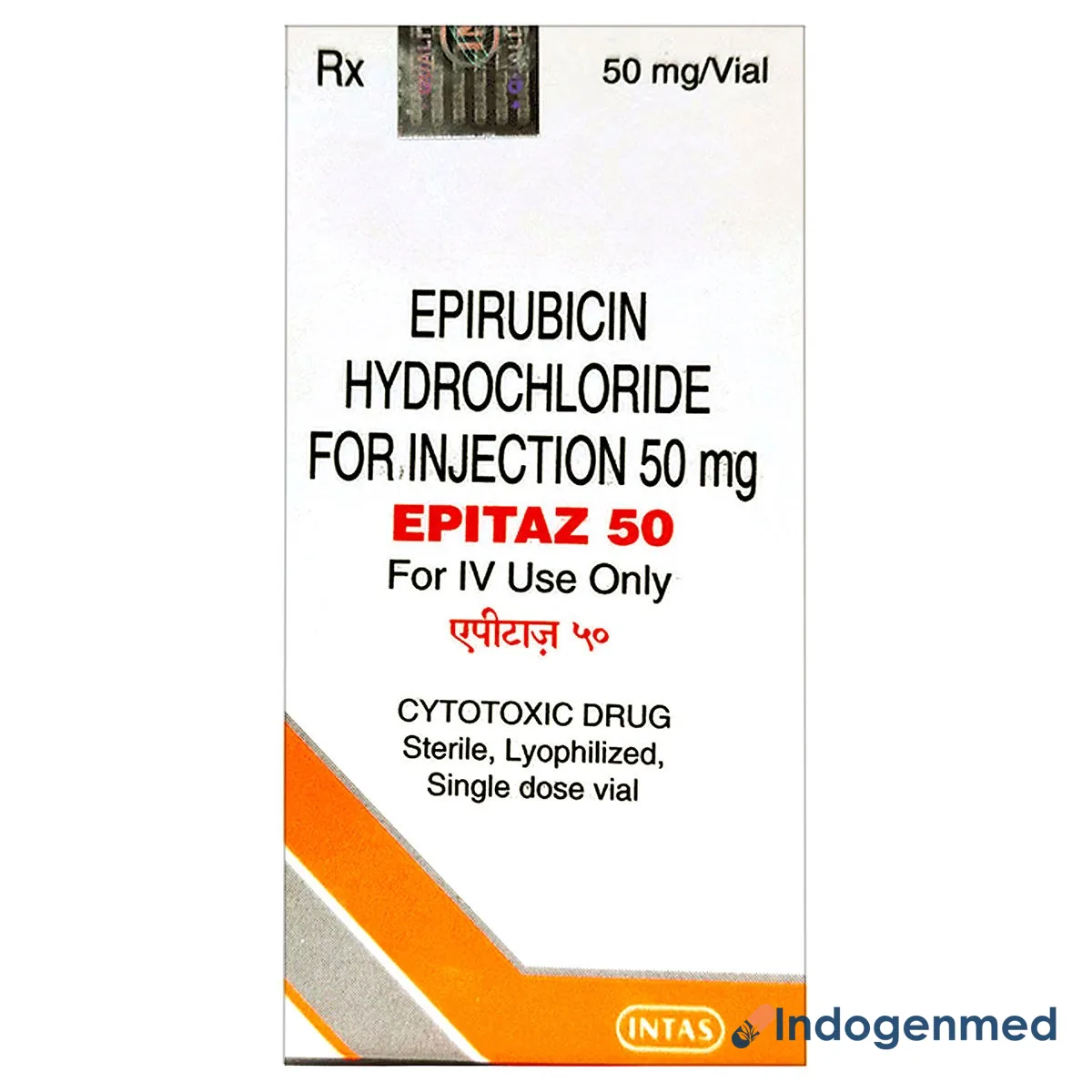 Epitaz 50 Mg Injection 2 Epitaz 50 Mg Injection (Epirubicin)