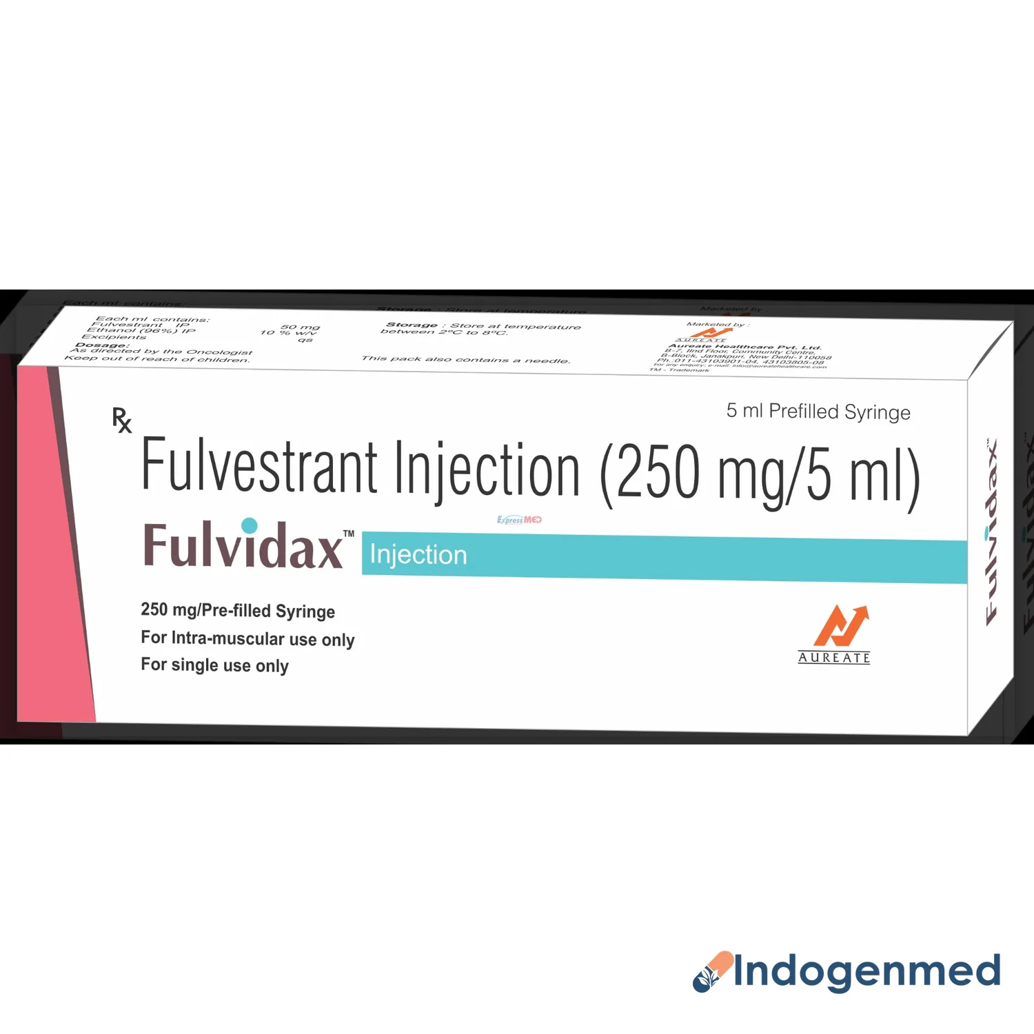 Fulvidax 250 Mg Injection 2 Fulvidax 250 Mg Injection (FULVESTRANT)