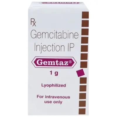 Gemtaz 1 Gm Injection (Gemcitabine)