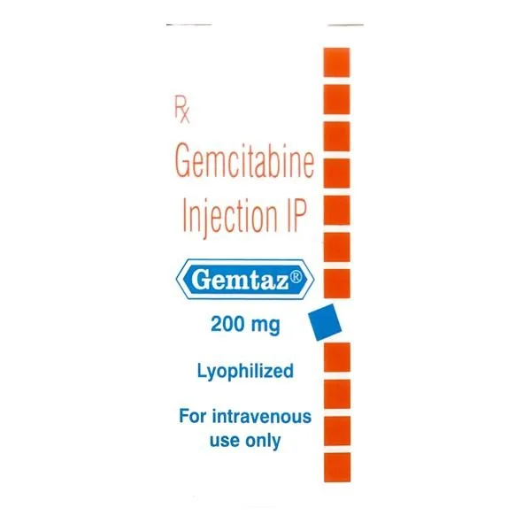 Gemtaz 200 Mg Injection 1 Gemtaz 200 Mg Injection (Gemcitabine)