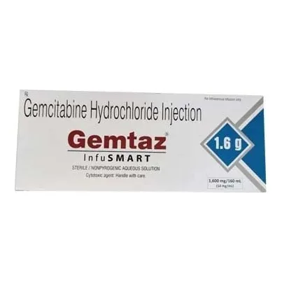 Gemtaz Infusmart 1.6 Gm Injection 1 Gemtaz Infusmart 1.6 Gm Injection (Gemcitabine)