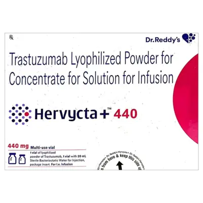 Hervycta 440 Mg Injection (Trastuzumab)