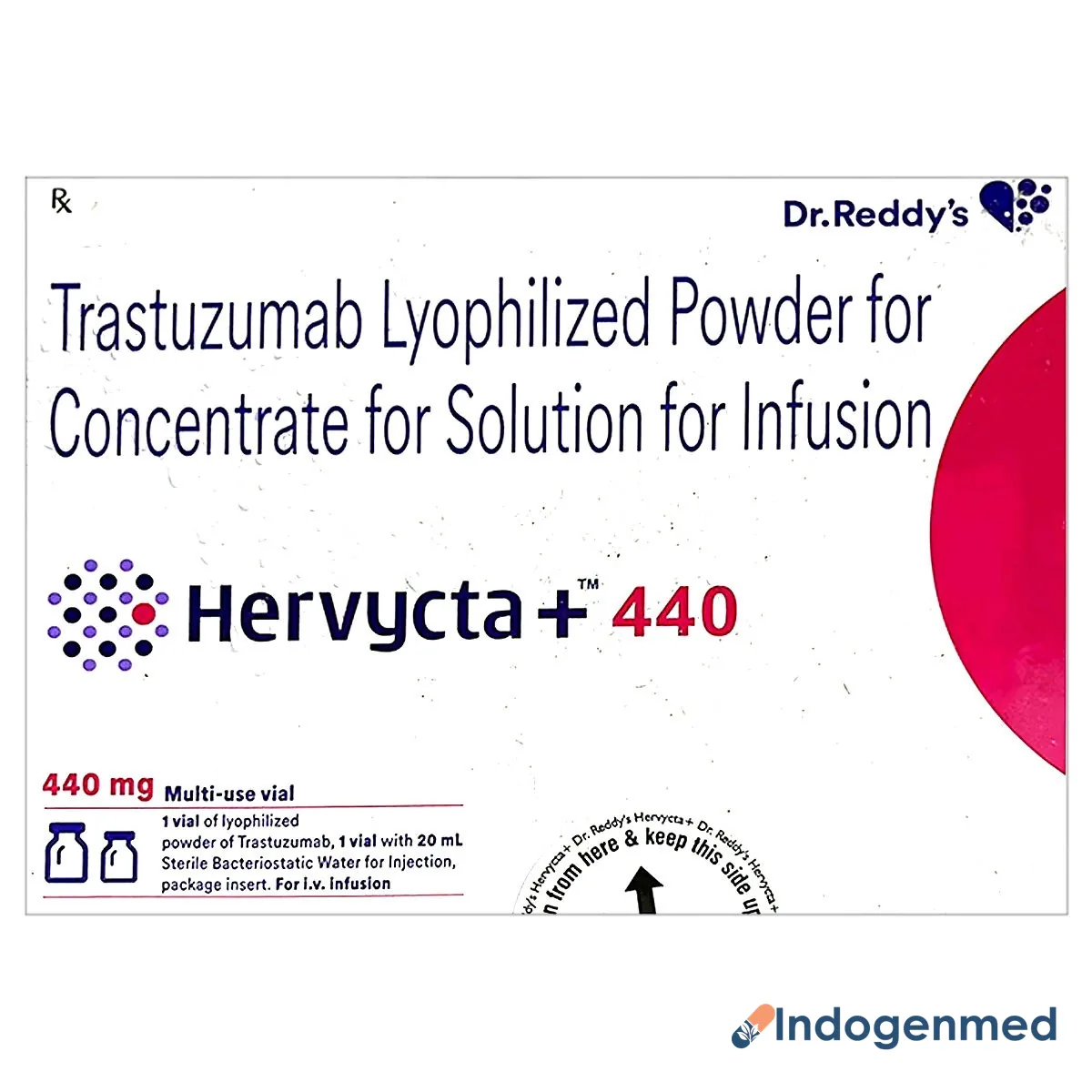 Hervycta Plus 440 Mg Injection 2 Hervycta Plus 440 Mg Injection (Pertuzumab/Trastuzumab)