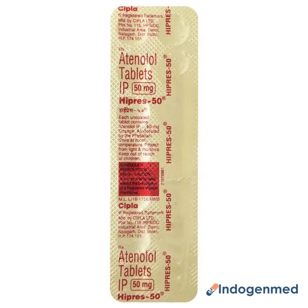 Hipres 50 Tablet 2 Hipres 50 Tablet (Atenolol)