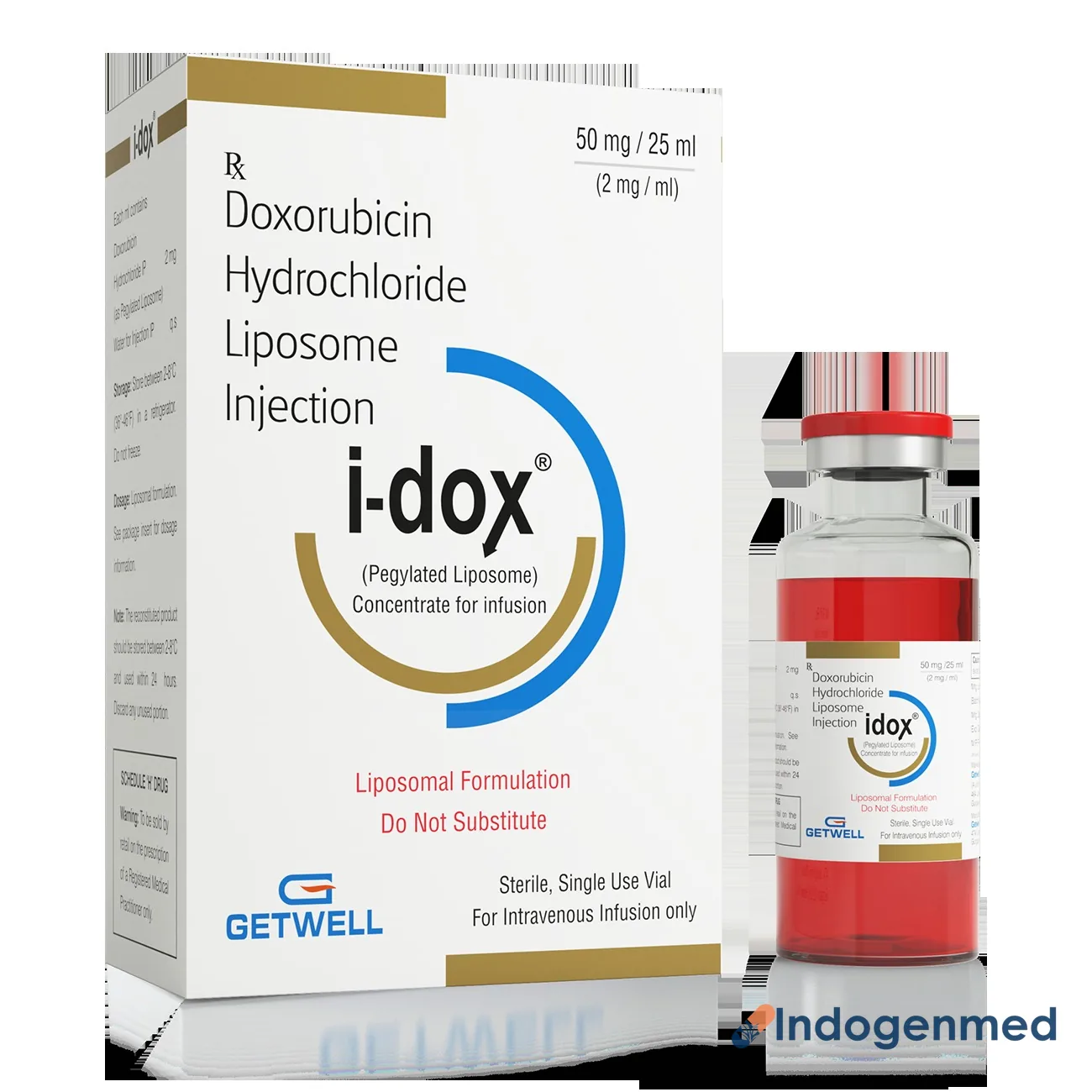 I-Dox 50 Mg Injection 2 I-dox 50 Mg Injection (Doxorubicin)