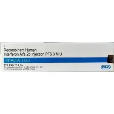 Intalfa 3miu Injection (Interferon Alfa-2B)