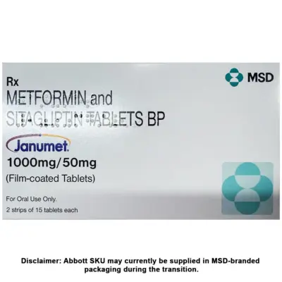 Janumet 50 + 1000 Mg (Metformin/Sitagliptin)