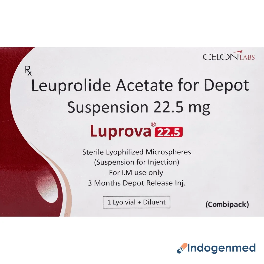 Luprova 22.5 Mg Injection 2 Luprova 22.5 Mg Injection (Leuprolide)