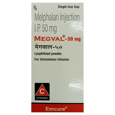 Megval 50 Mg Injection (Melphalan)