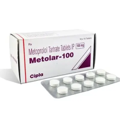 Metolar 100 Tablet (Metoprolol)