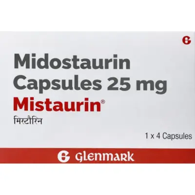 Mistaurin 25 Mg Capsule (Midostaurin)