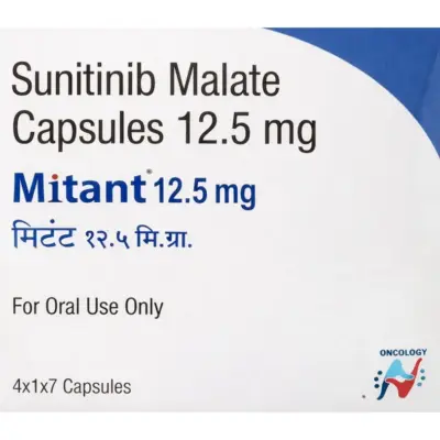 Mitant 12.5 Mg Capsule (Sunitinib)