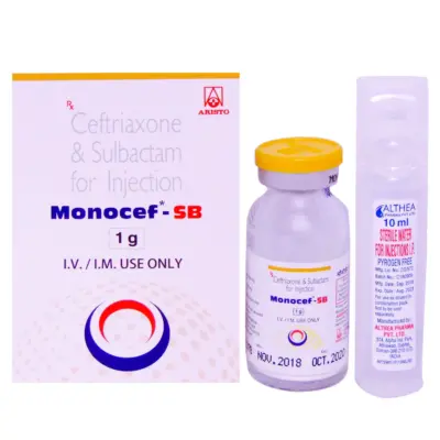 Monocef 1g Injection (Ceftriaxone)