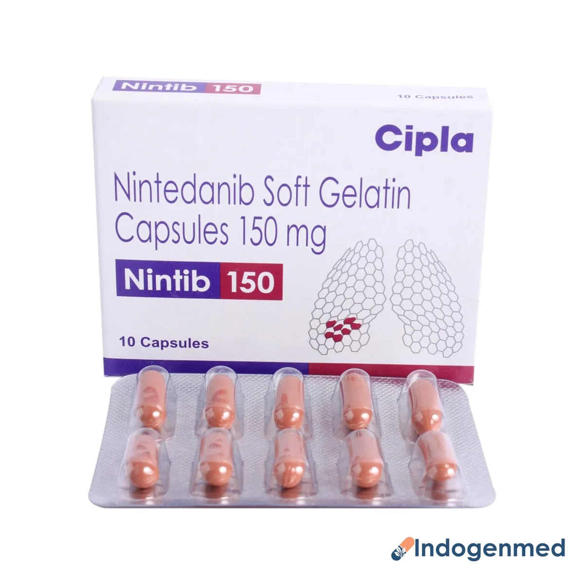 Nintib 150 Mg Capsule 3 Nintib 150 Mg Capsule (Nintedanib)